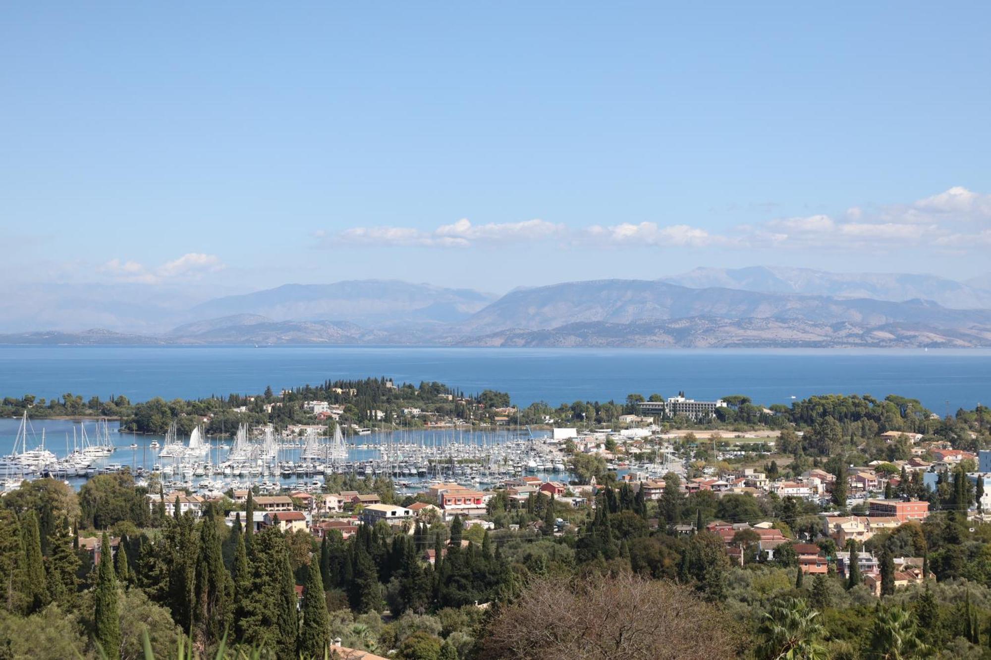 Casa T With Amazing Views In Corfu Villa Kontokali Bagian luar foto
