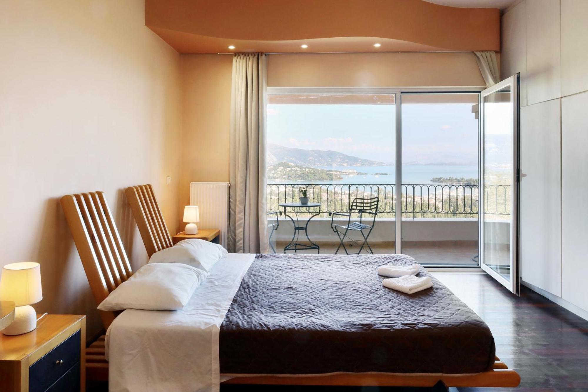 Casa T With Amazing Views In Corfu Villa Kontokali Bagian luar foto