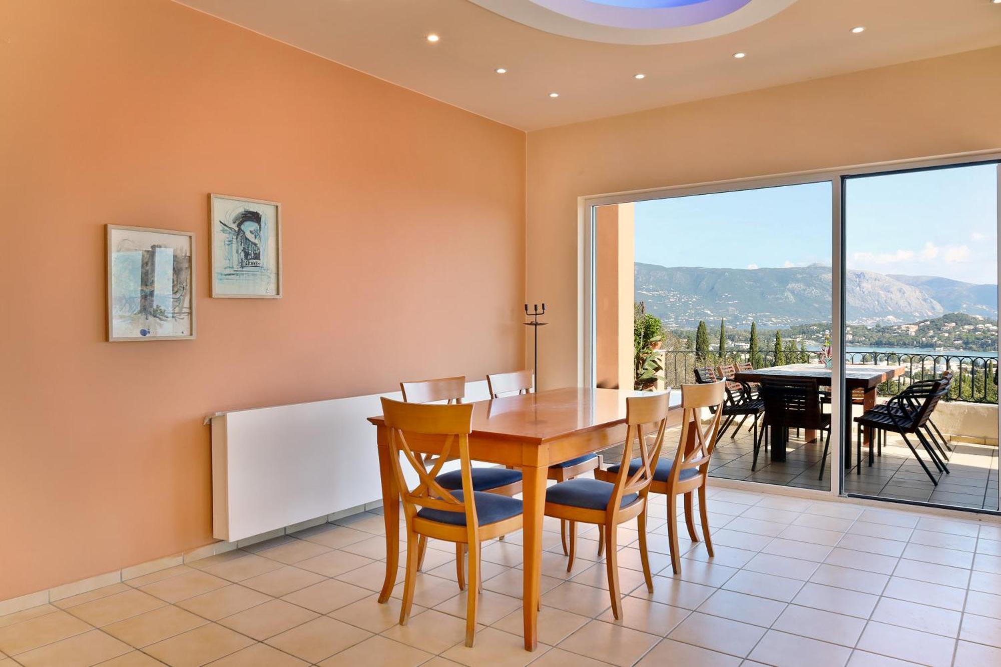 Casa T With Amazing Views In Corfu Villa Kontokali Bagian luar foto
