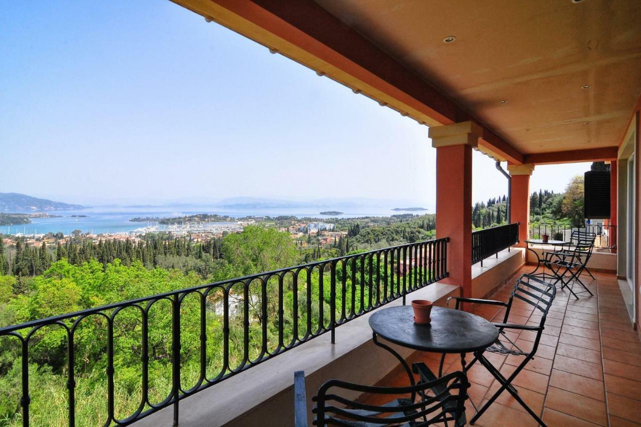 Casa T With Amazing Views In Corfu Villa Kontokali Bagian luar foto