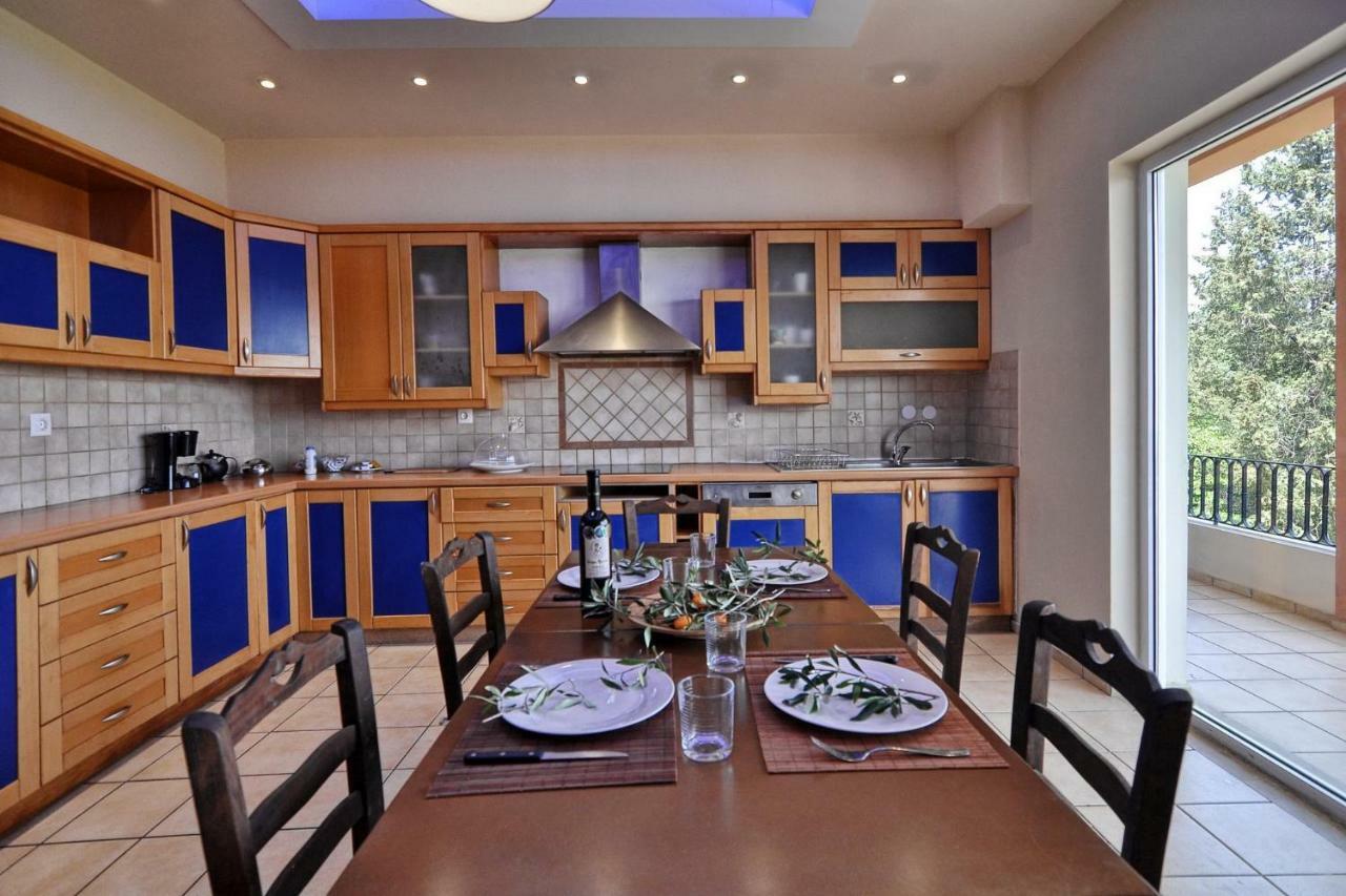 Casa T With Amazing Views In Corfu Villa Kontokali Bagian luar foto
